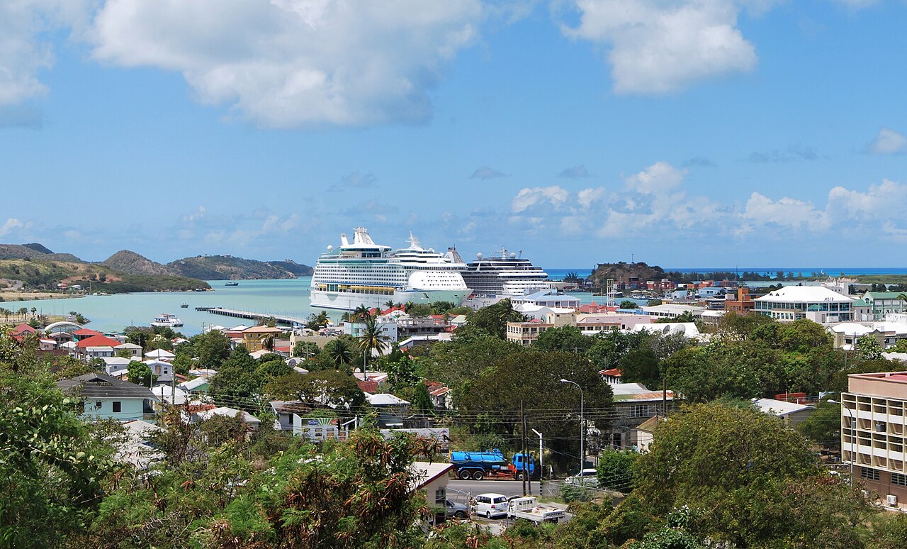 Saint John's, the capital of Antigua and Barbuda
