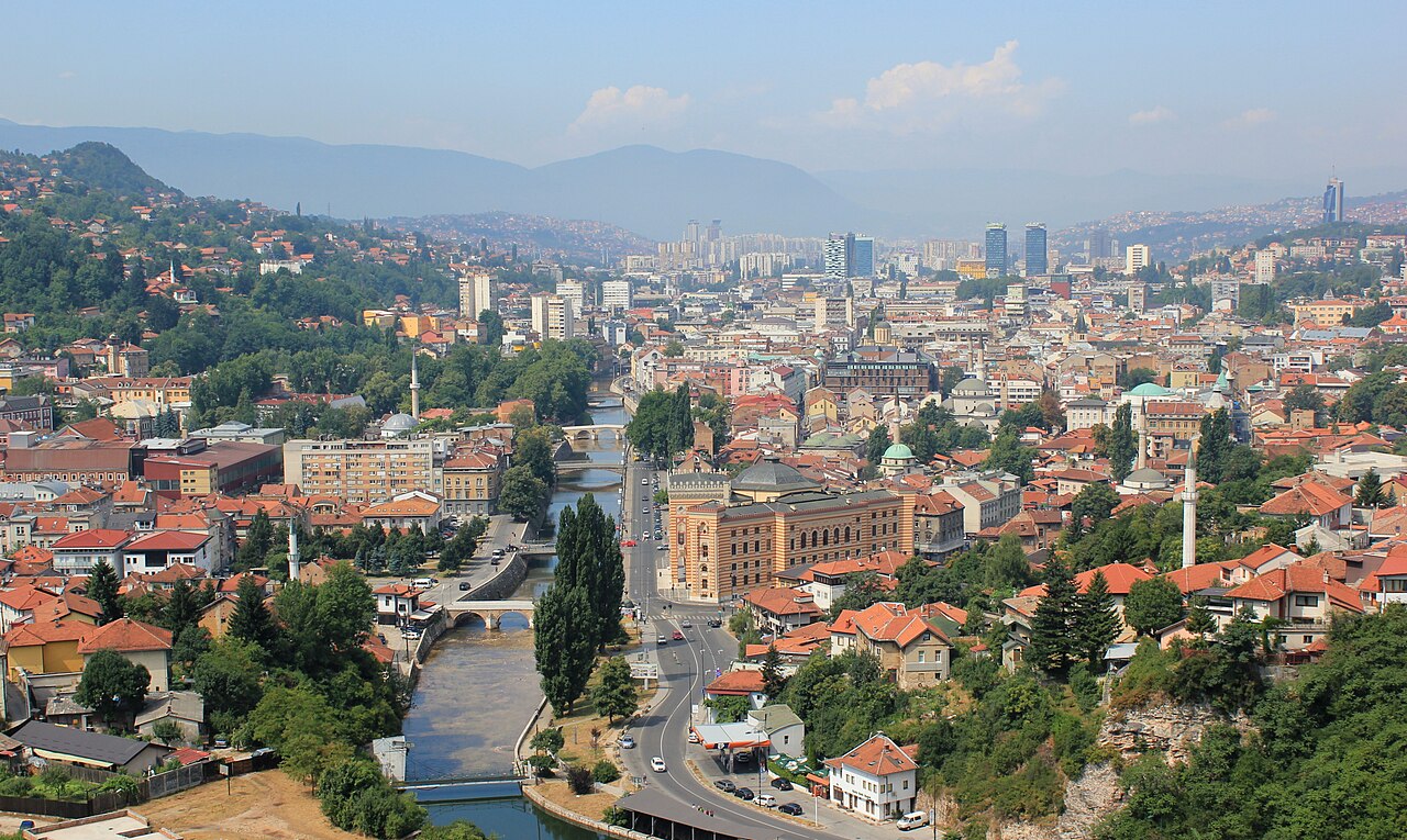 Sarajevo, the capital of Bosnia and Herzegovina
