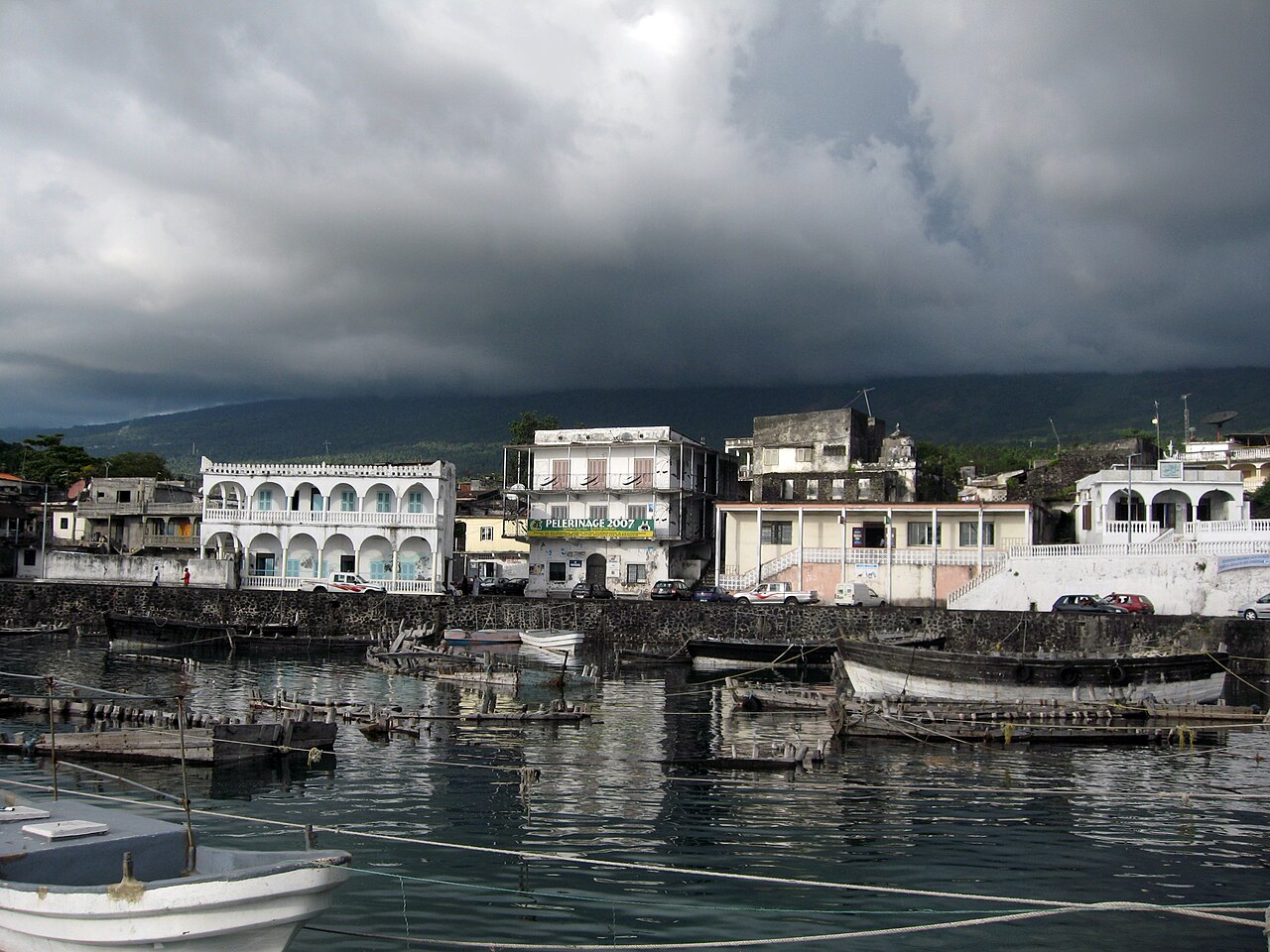 Moroni, the capital of Comoros