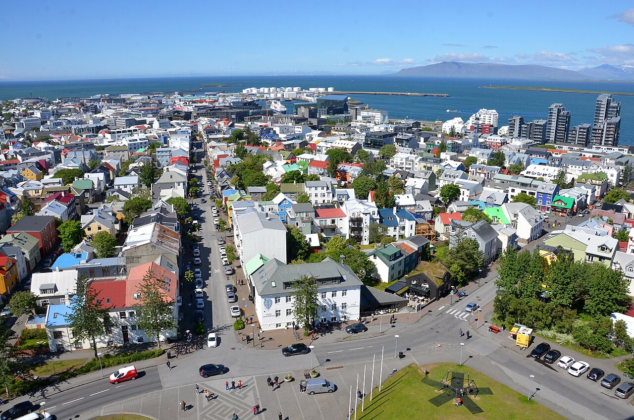 Reykjavik, the capital of Iceland