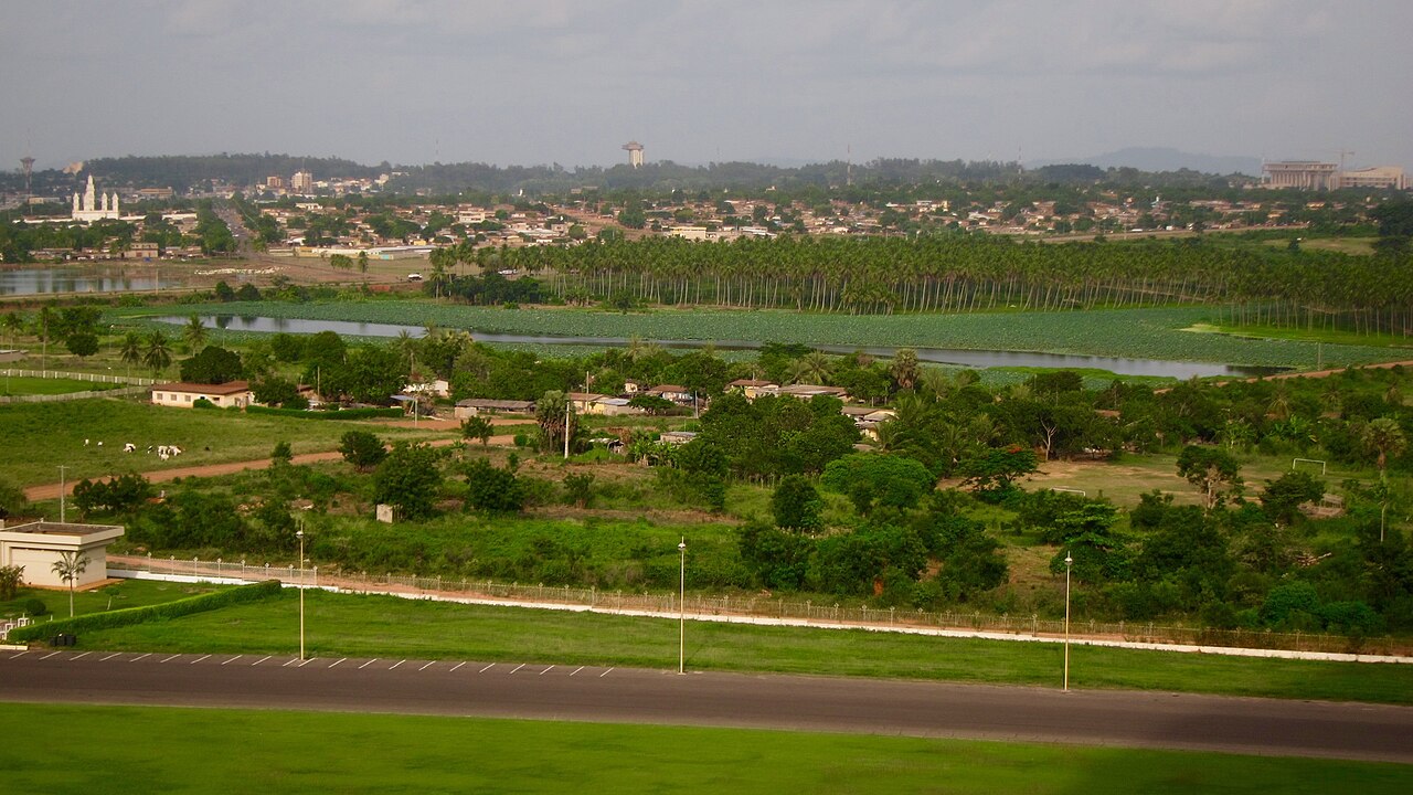 Yamoussoukro, the capital of Ivory Coast