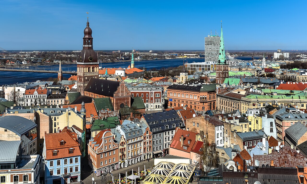 Riga, the capital of Latvia