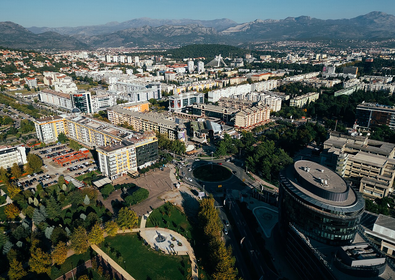 Podgorica, the capital of Montenegro