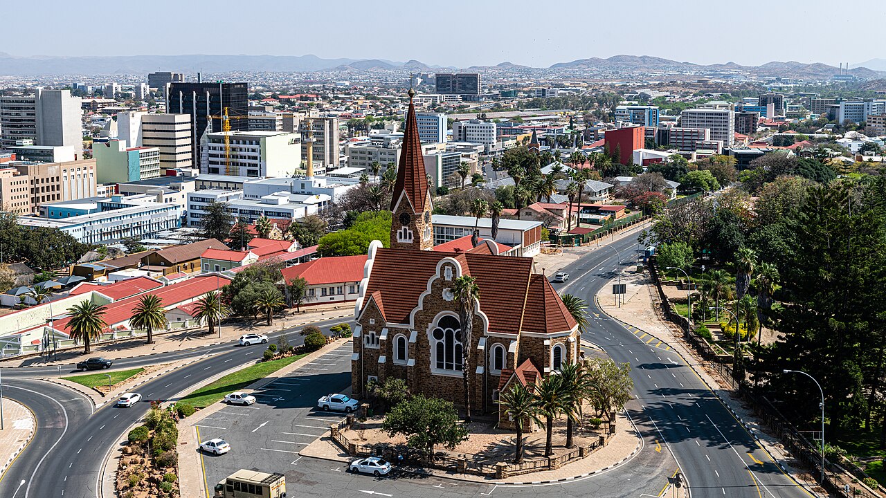 Windhoek, the capital of Namibia