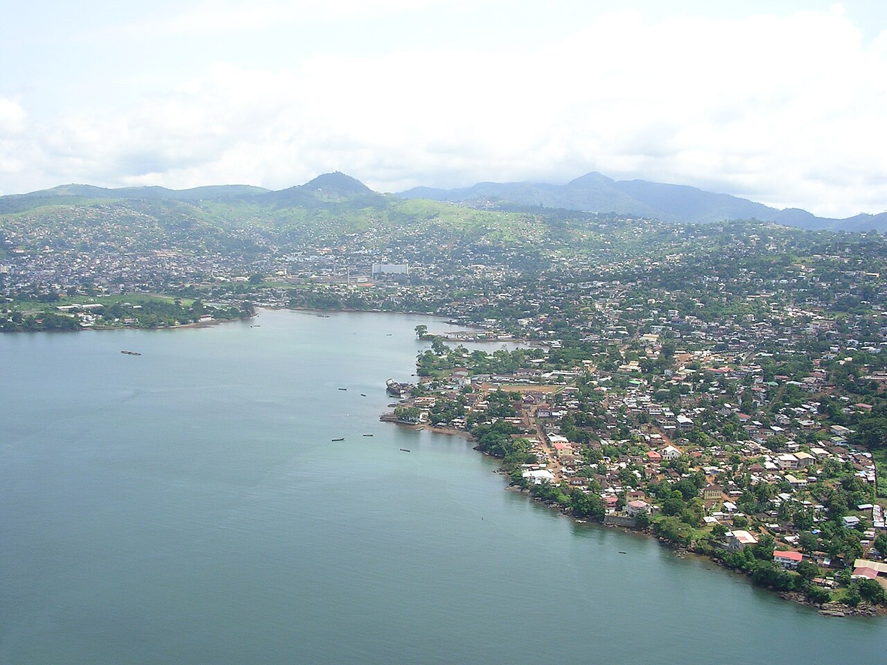 Freetown, the capital of Sierra Leone