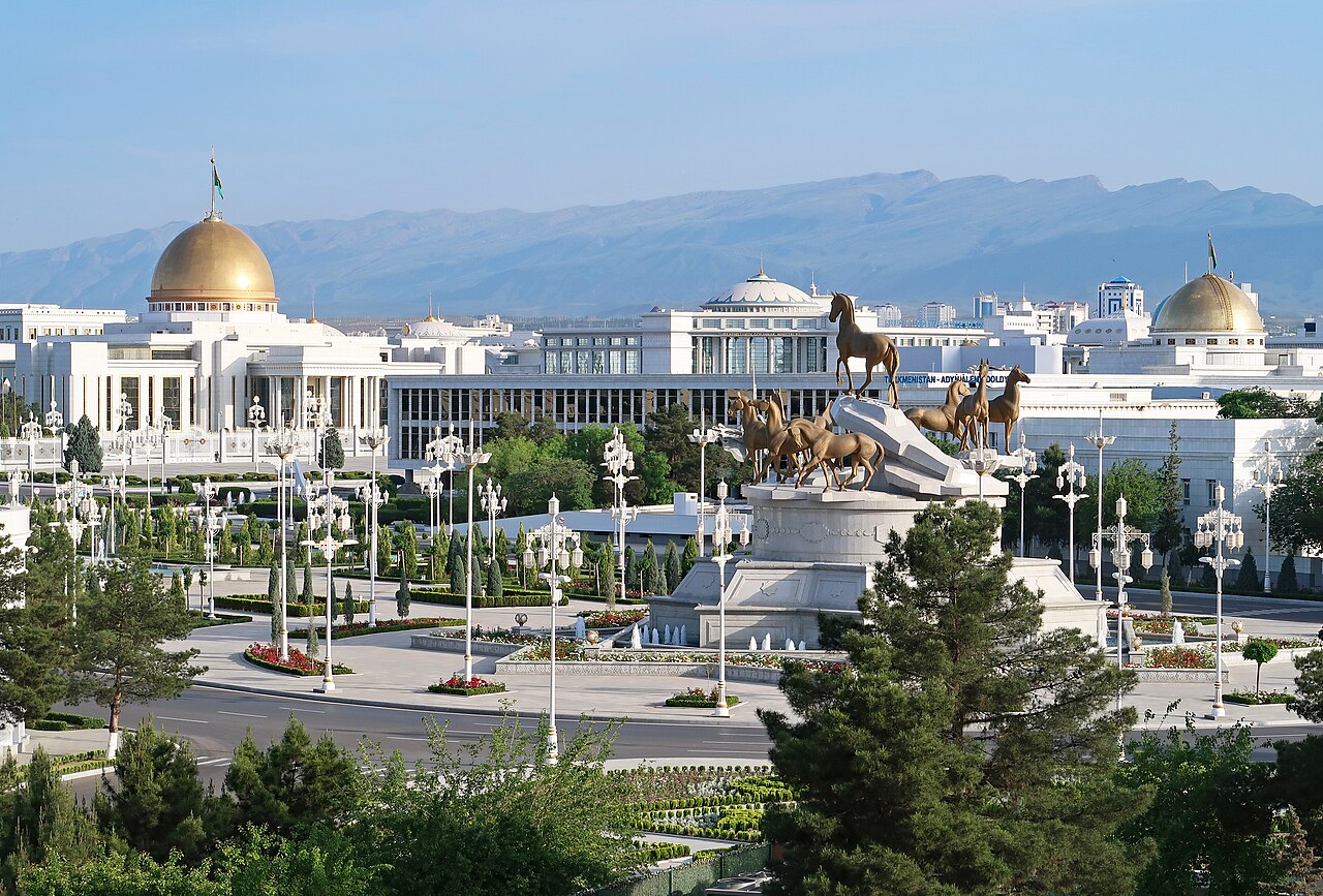 Ashgabat, the capital of Turkmenistan